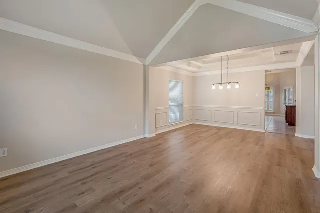 wooden floor in an empty room