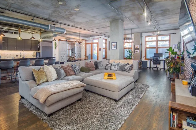 a outdoor space with furniture