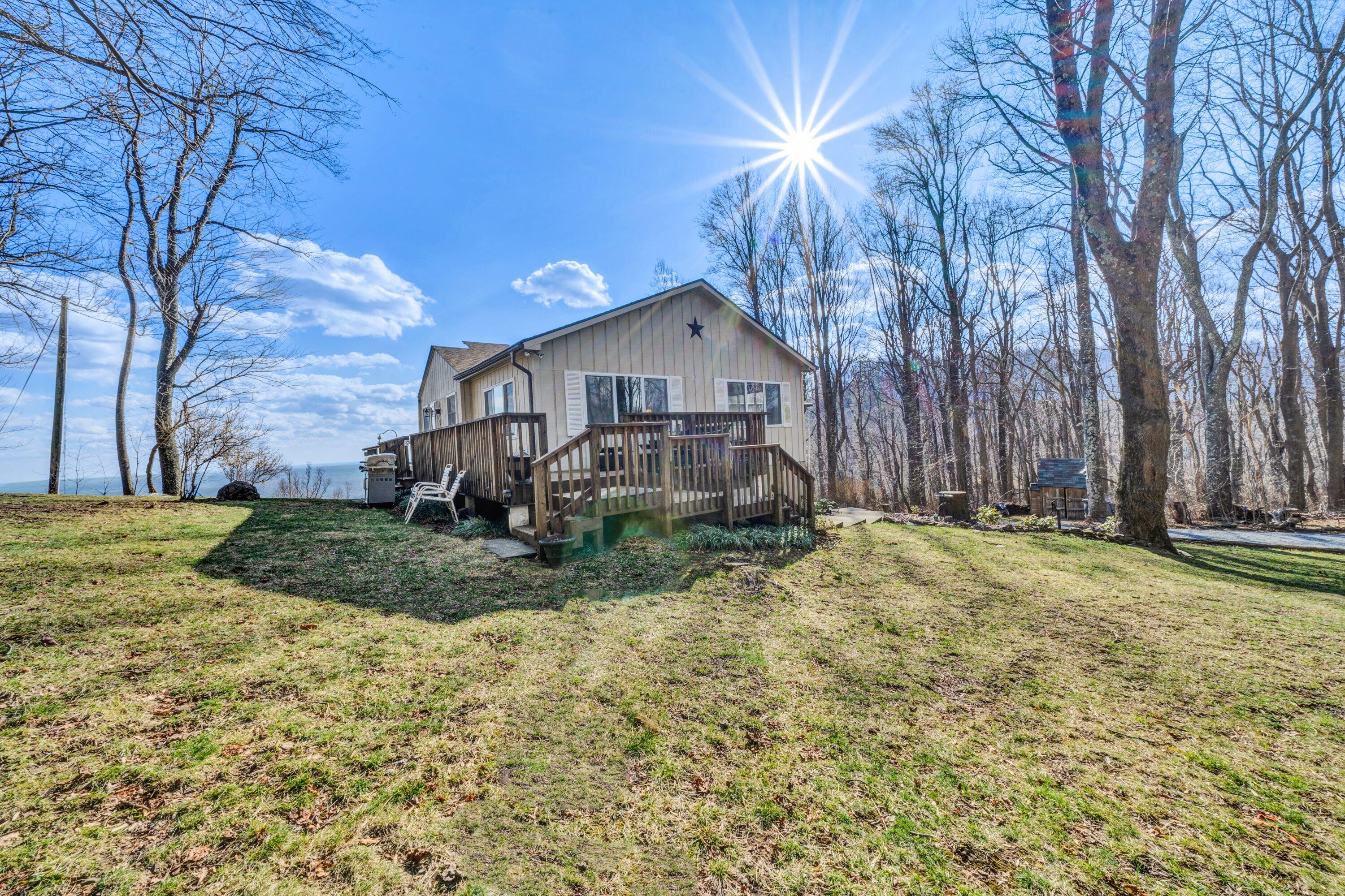 1575 Walnut Knob Road Floyd, VA 24091 - Photo 58 of 62 a front view of a house with garden