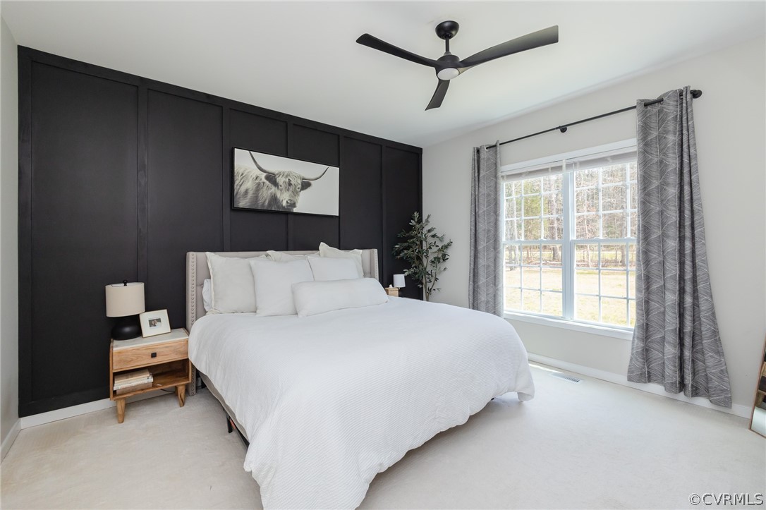 2406 Emanuel Church Road Powhatan, VA 23139 - Photo 24 of 50 a bedroom with a bed and a window