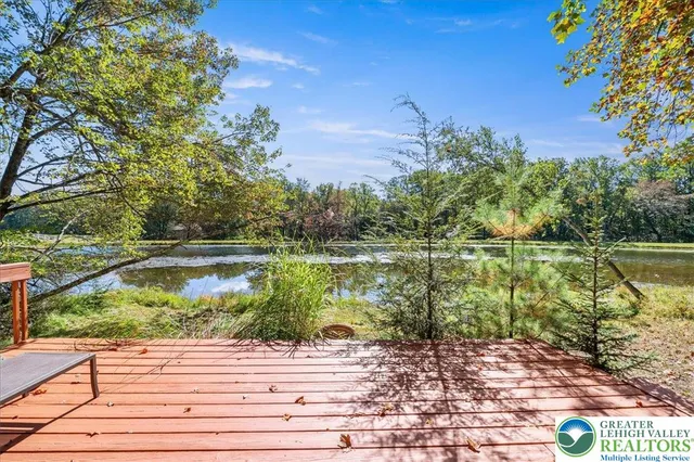 a view of outdoor space and deck