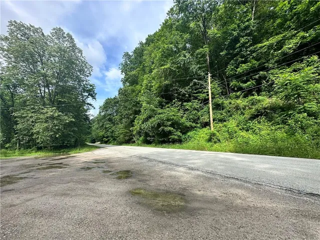 a view of an outdoor space with trees