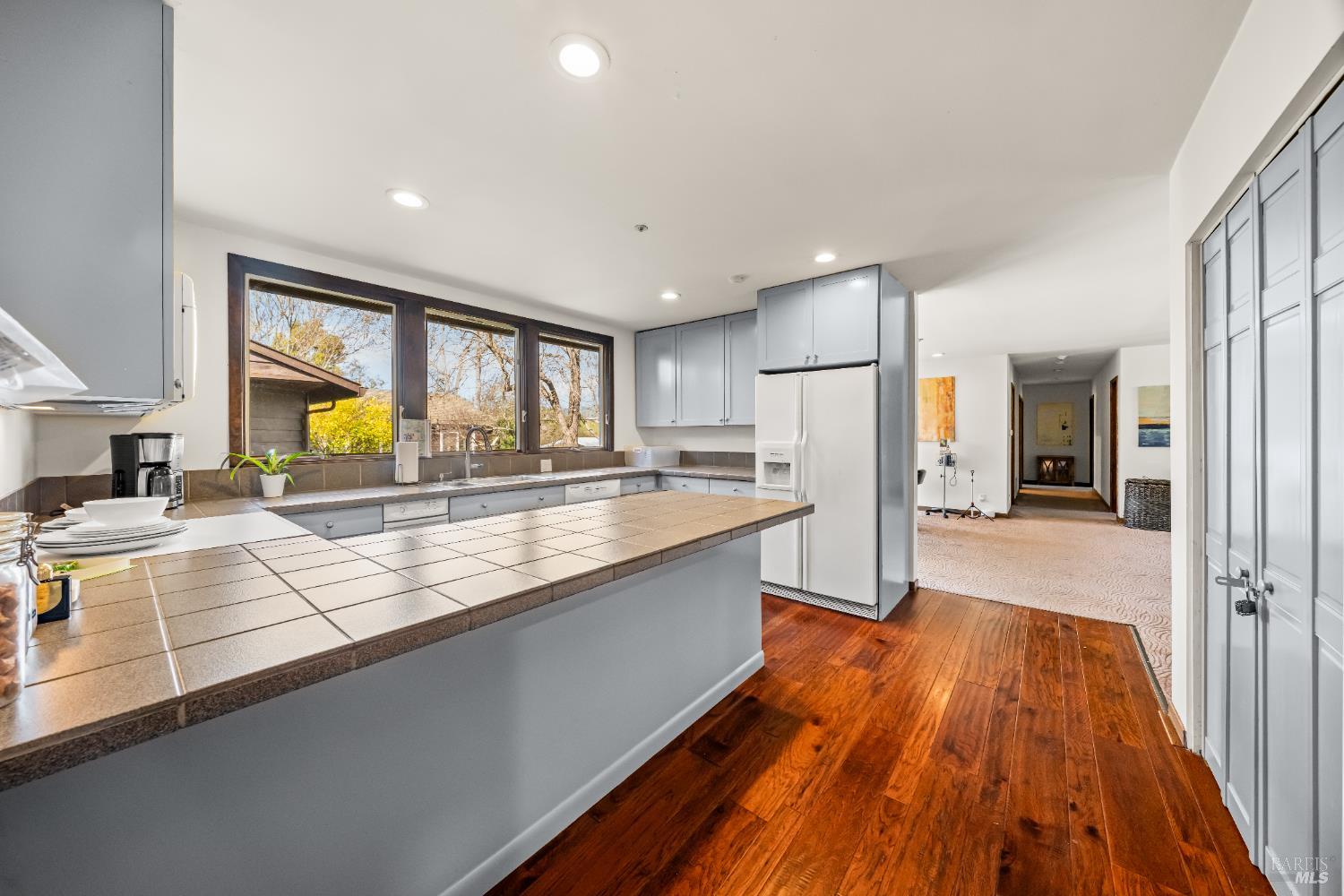 8 Circle Road San Rafael, CA 94903 - Photo 47 of 48 a view of a kitchen with a large window