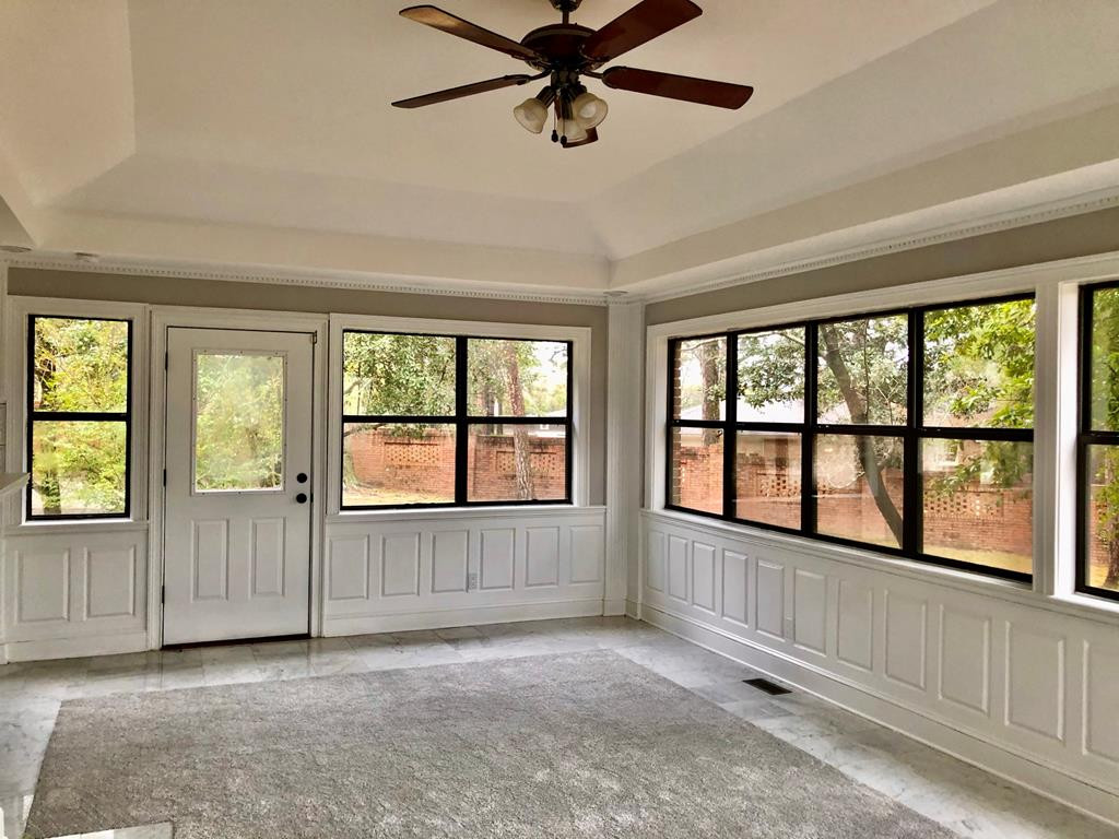 1915 Byrnes Road North Augusta, SC 29841 - Photo 7 of 27 Sunroom with carpet and Marble Border
