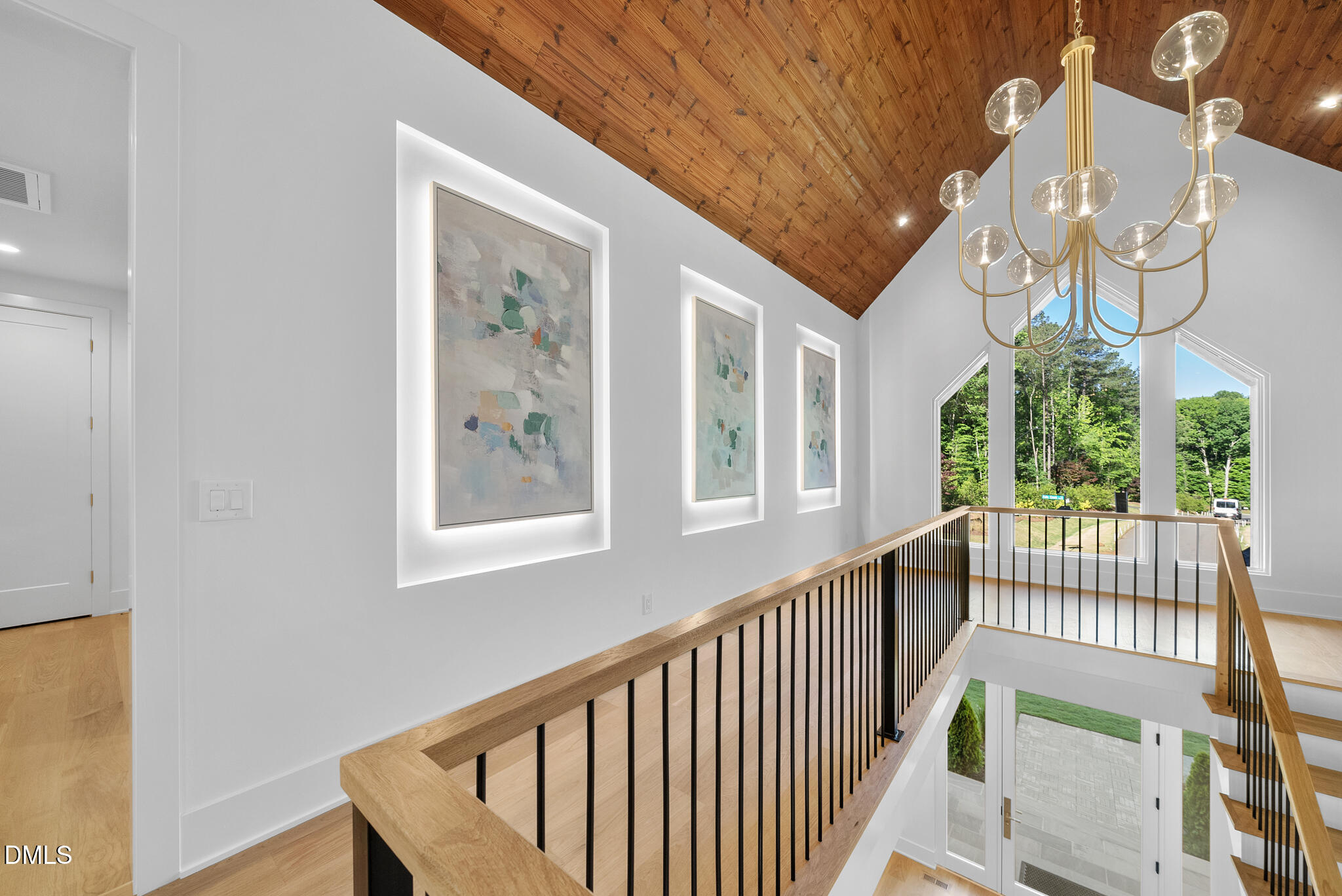 7608 Falls Creek Lane Raleigh, NC 27614 - Photo 42 of 74 a view of a porch with wooden floor