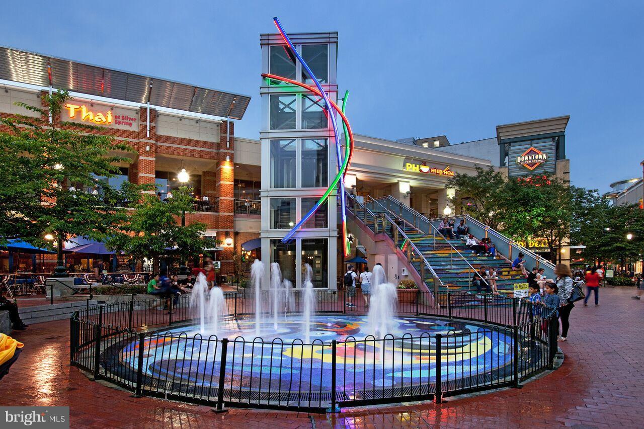1320 Fenwick Lane, Unit 508 Silver Spring, MD 20910 - Photo 41 of 47 a view of water fountain in the balcony