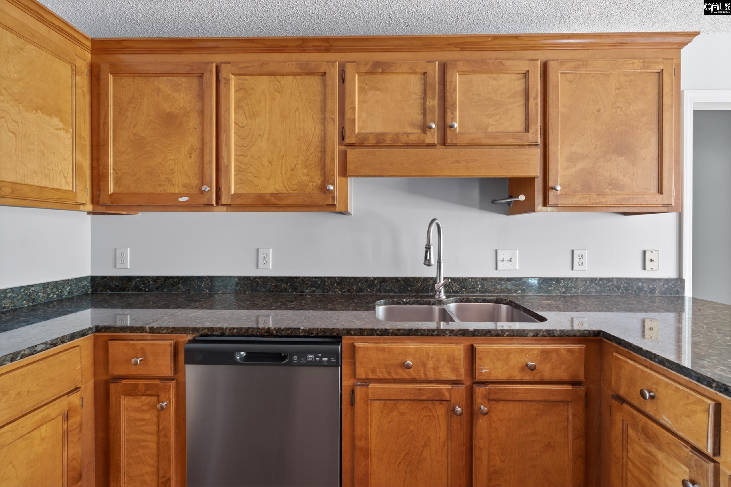 219 Plantation Pointe Drive Elgin, SC 29045 - Photo 37 of 56 a kitchen with granite countertop cabinets and window