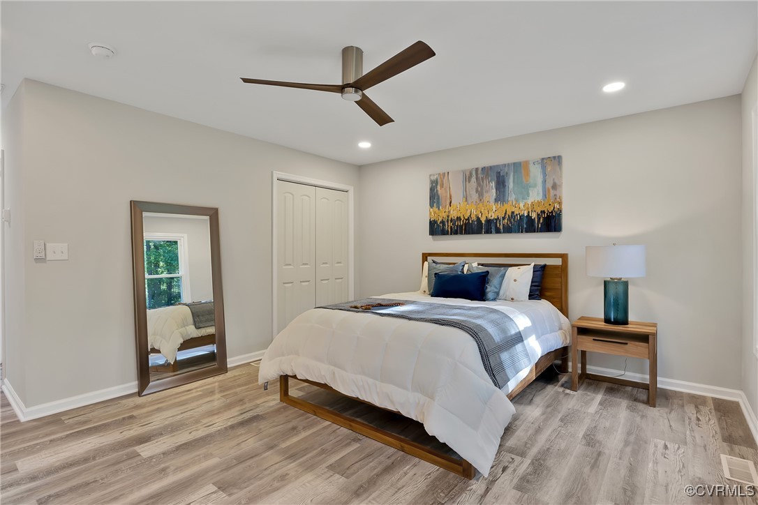 11202 Heathstead Road Chester, VA 23831 - Photo 17 of 50 Bedroom featuring baseboards, wood finished floors