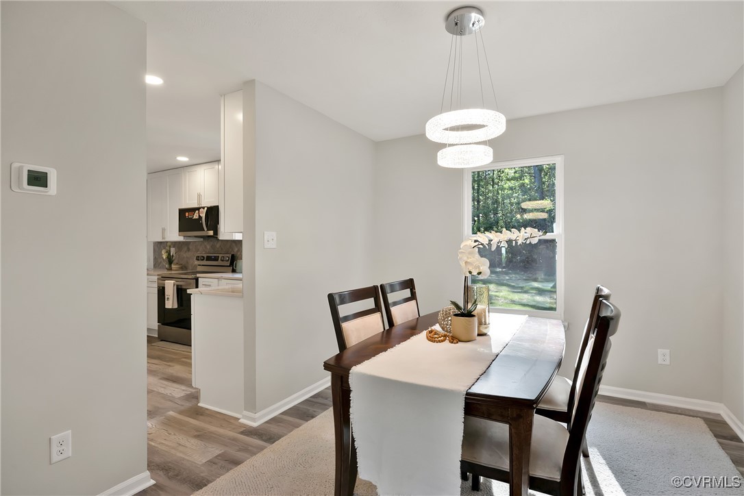 11202 Heathstead Road Chester, VA 23831 - Photo 9 of 50 Dining space featuring light wood finished floors,