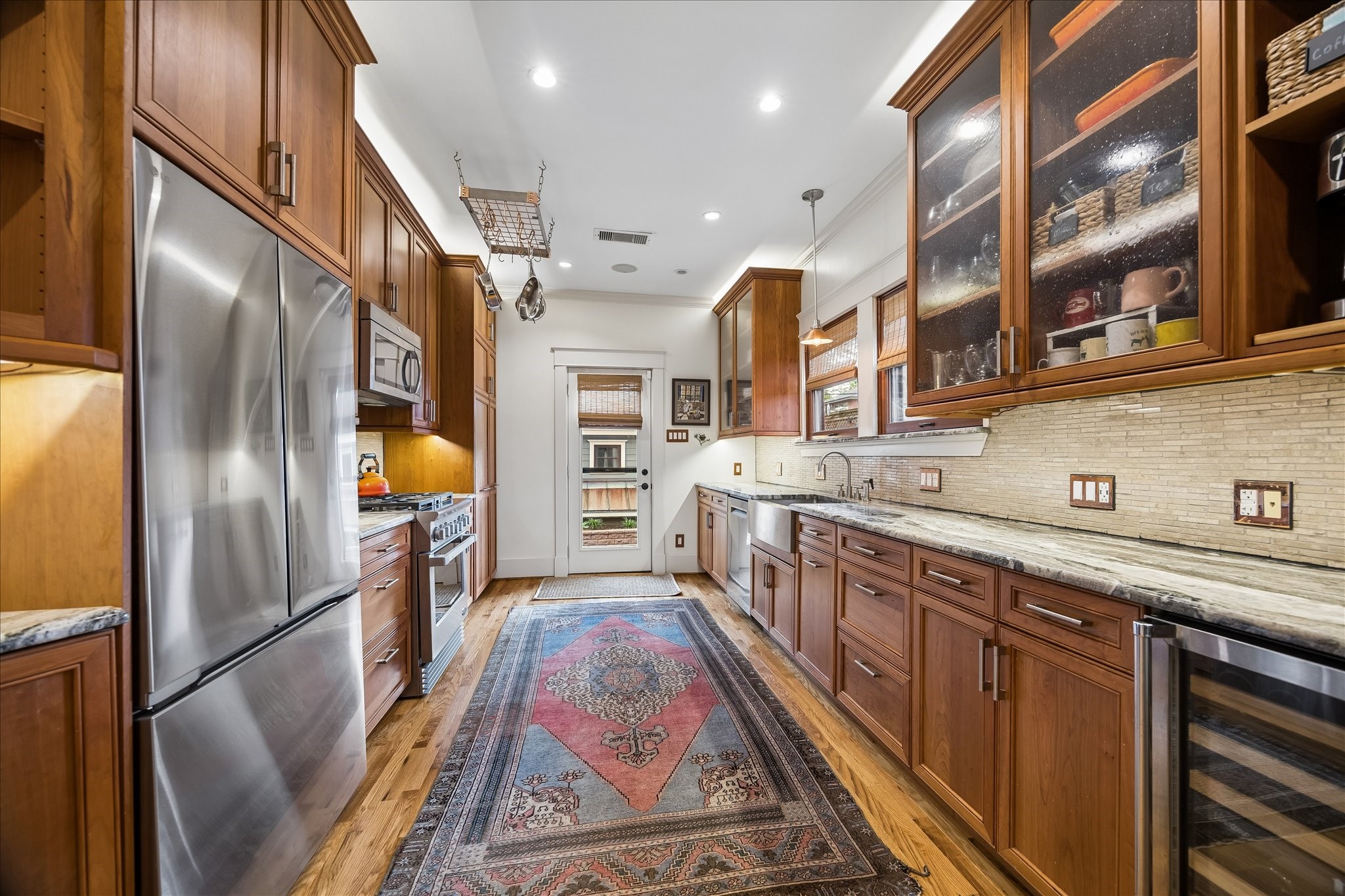 1705 Haver Street Houston, TX 77006 - Photo 7 of 31 Custom built Kitchen with thoughtful design and high end finishes