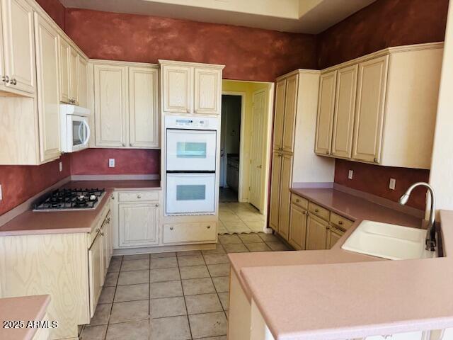 4843 East Estevan Road Phoenix, AZ 85054 - Photo 8 of 10 a kitchen with a stove a sink and a refrigerator