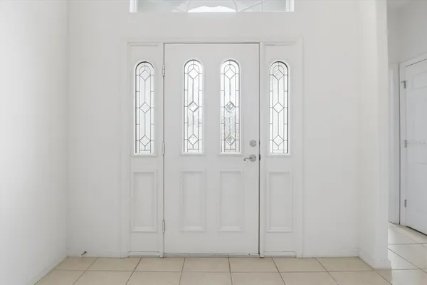 view of a entryway with white walls