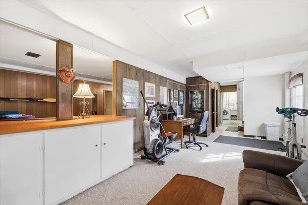 a view of a storage & utility room
