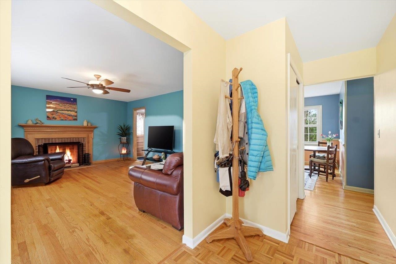 408 Robin Street Staunton, VA 24401 - Photo 4 of 52 a bedroom with furniture and a fireplace