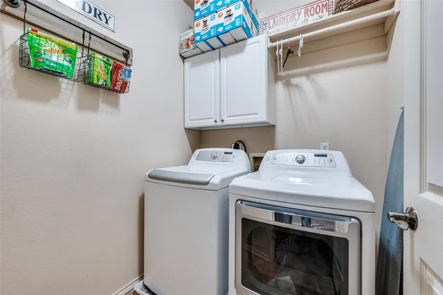 a view of backyard with green space