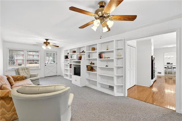 an aerial view of a city with lots of residential buildings