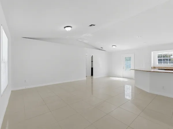 a view of a livingroom with a fireplace