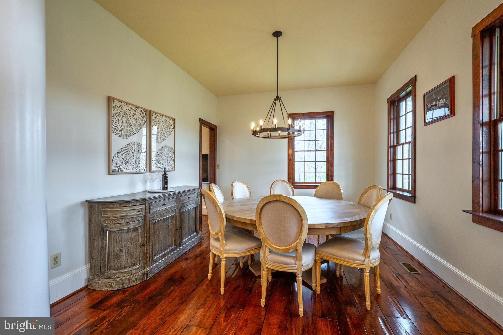15718 Old Waterford Road Waterford, VA 20197 - Photo 15 of 81 a view of a dining room with furniture window and wooden floor