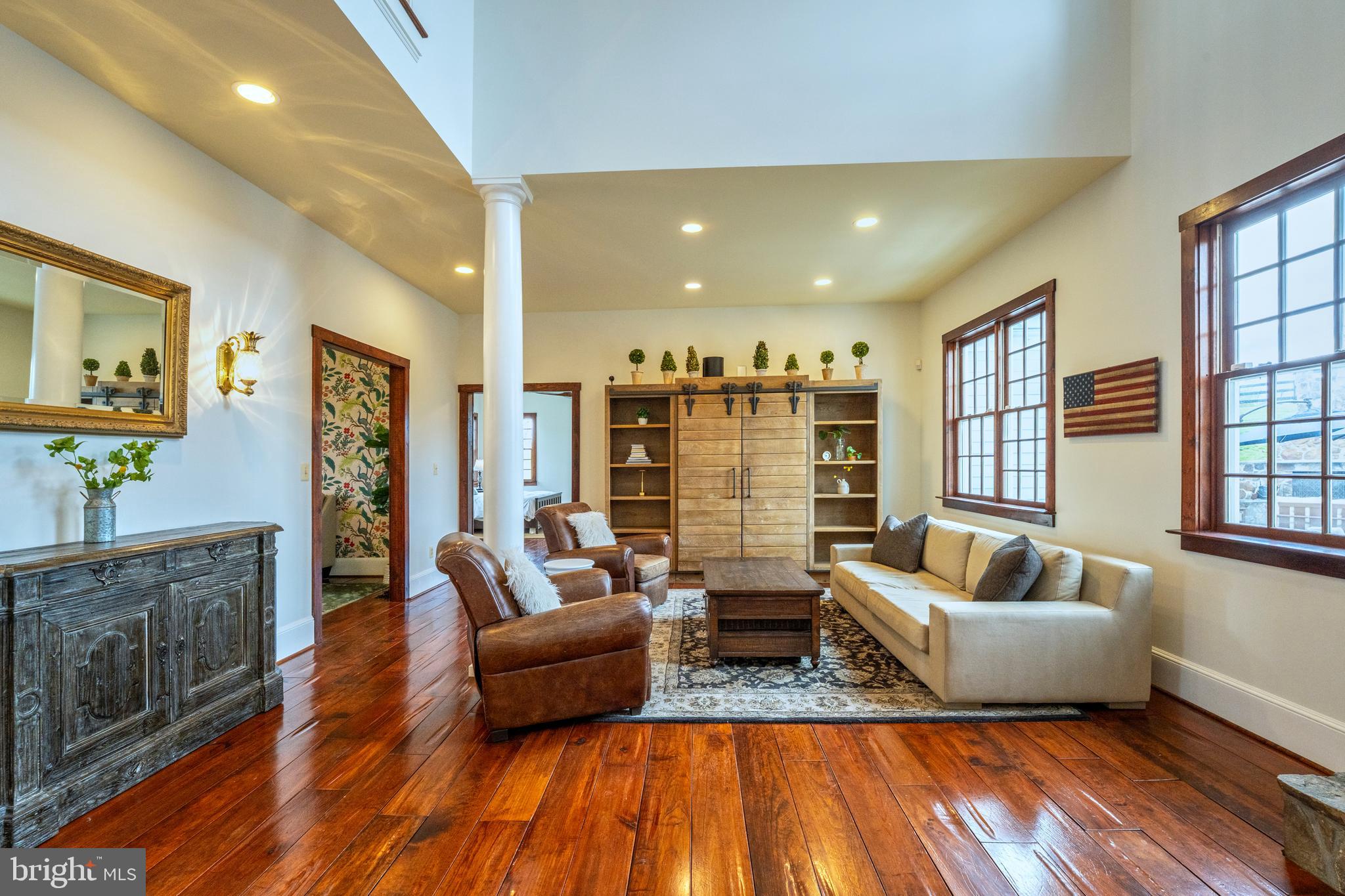 15718 Old Waterford Road Waterford, VA 20197 - Photo 23 of 81 a living room with furniture and wooden floor