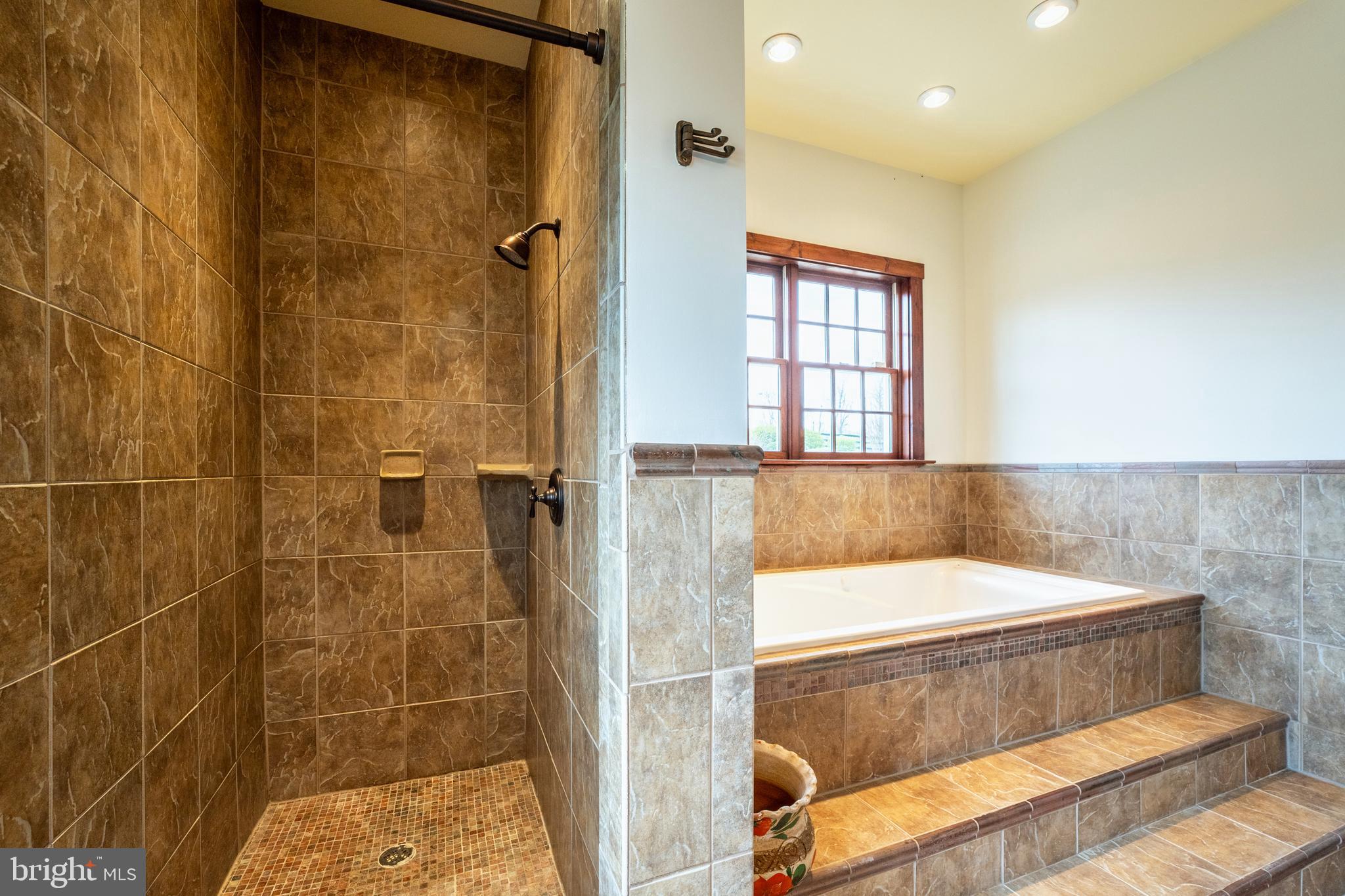 15718 Old Waterford Road Waterford, VA 20197 - Photo 38 of 81 a bathroom with a bathtub and shower