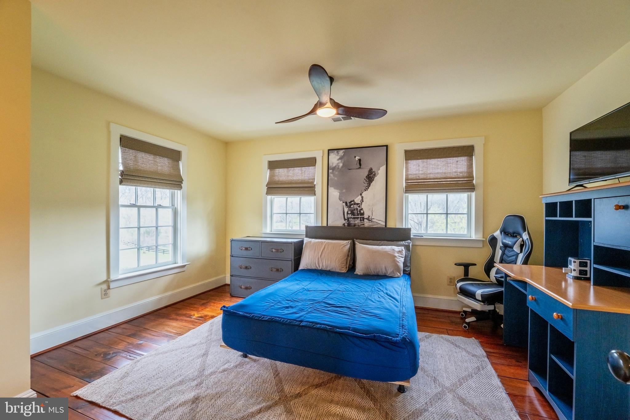 15718 Old Waterford Road Waterford, VA 20197 - Photo 44 of 81 a living room with furniture a flat screen tv and a window