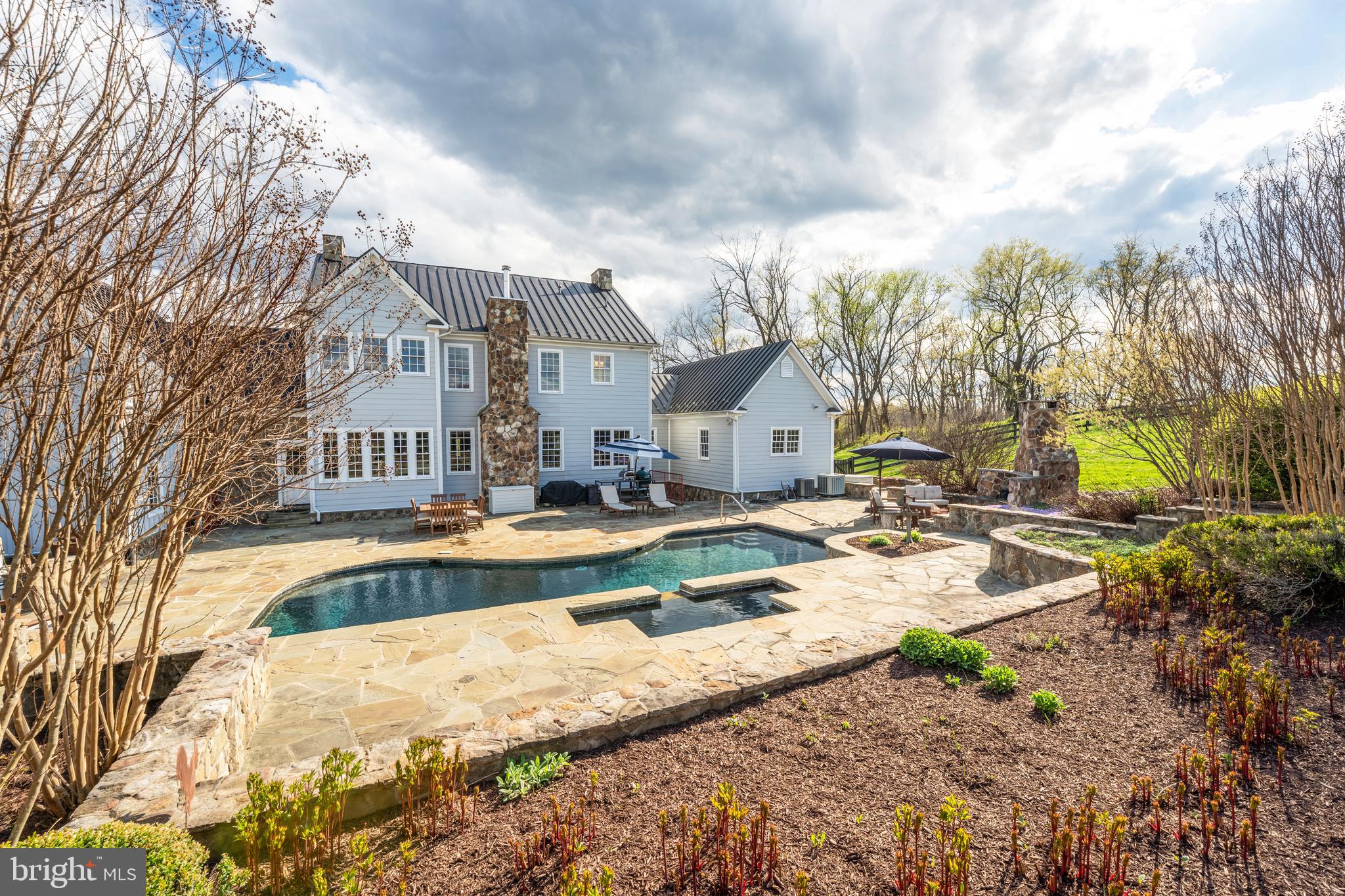 15718 Old Waterford Road Waterford, VA 20197 - Photo 66 of 81 a view of house with yard and sitting area