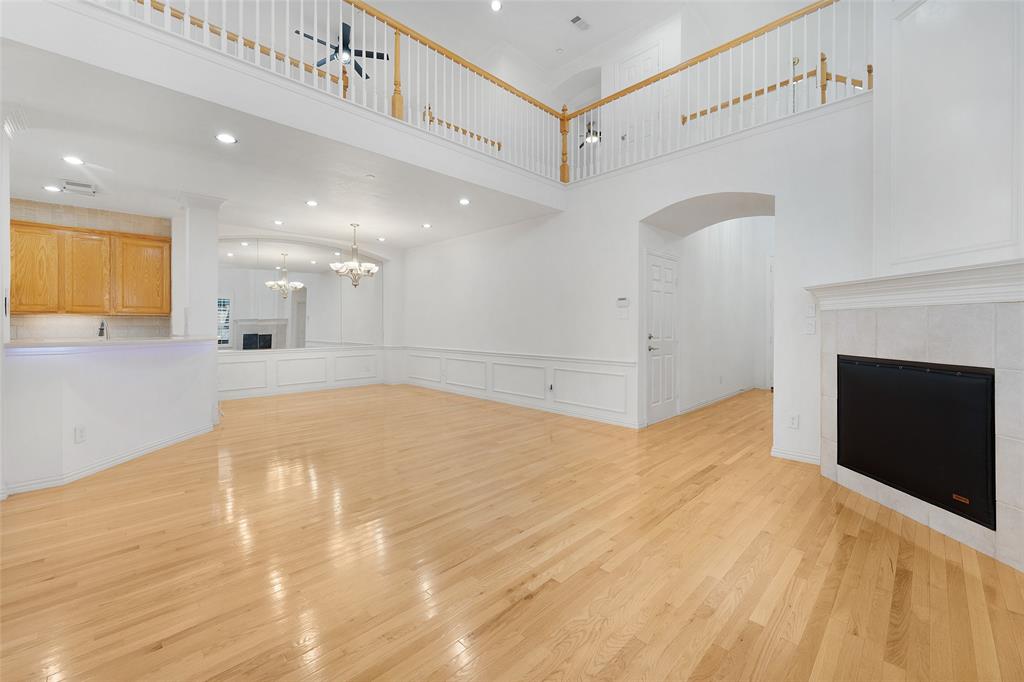 8108 Locust Street Irving, TX 75063 - Photo 1 of 39 a view of a livingroom with a fireplace