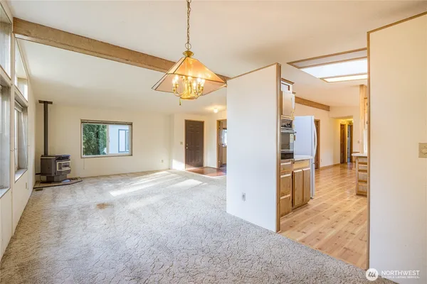 a view interior of a house and natural light