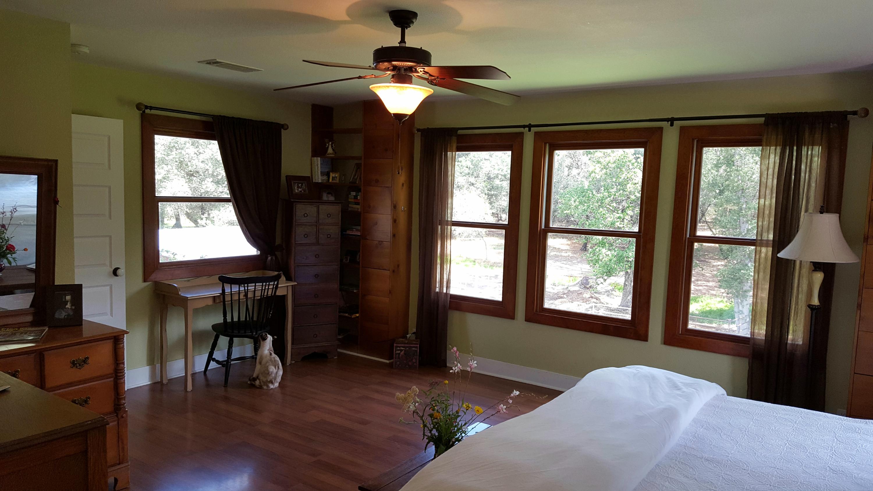 13148 South Fork Road Igo, CA 96047 - Photo 22 of 50 LARGE MASTER BEDROOM WITH VIEWS