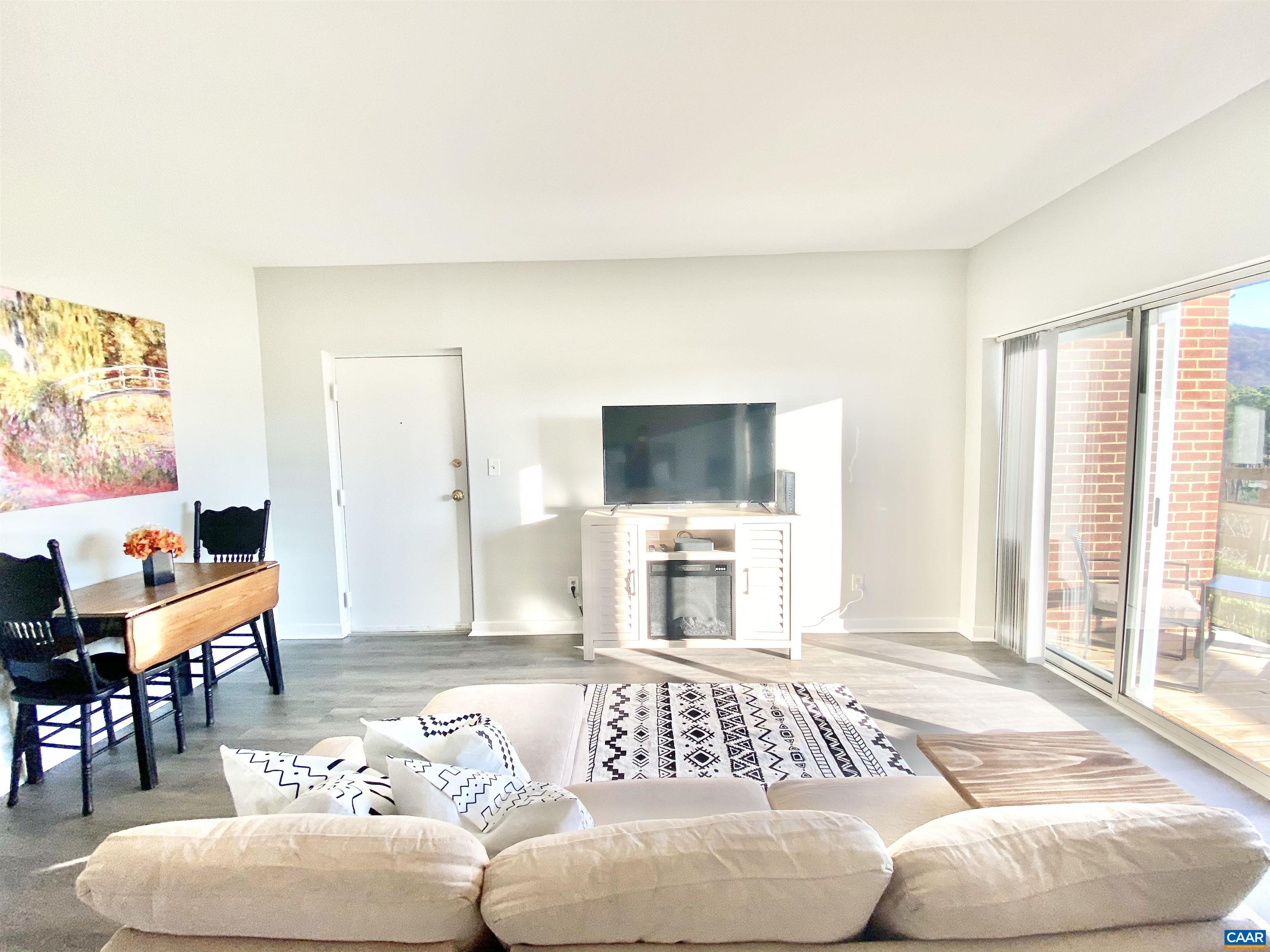 1608 A Monticello Avenue Charlottesville, VA 22902 - Photo 14 of 16 a living room with furniture and a flat screen tv