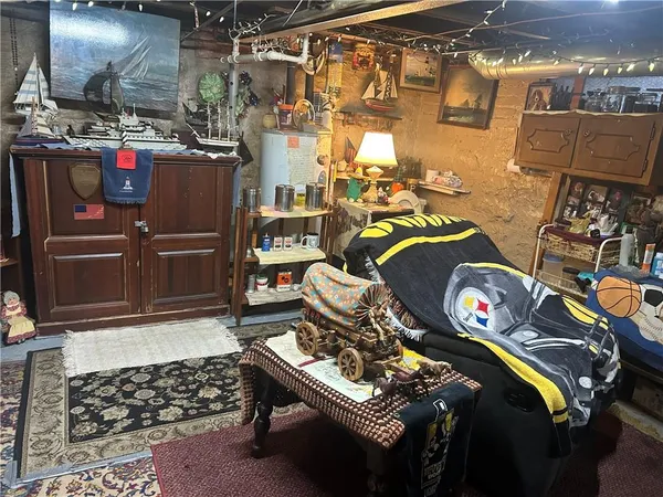 a view of storage and utility room