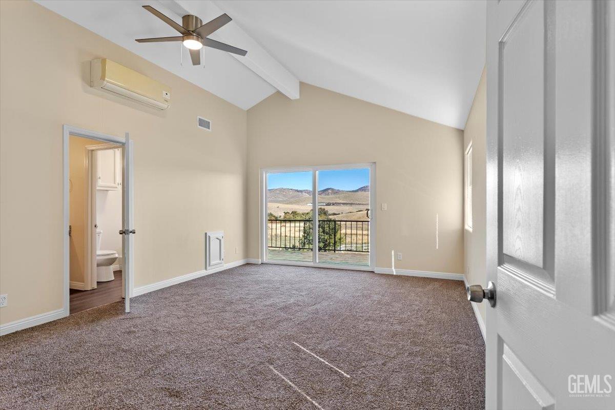 Undisclosed Address Tehachapi, CA 93561 - Photo 22 of 40 a view of a livingroom with a ceiling fan and window