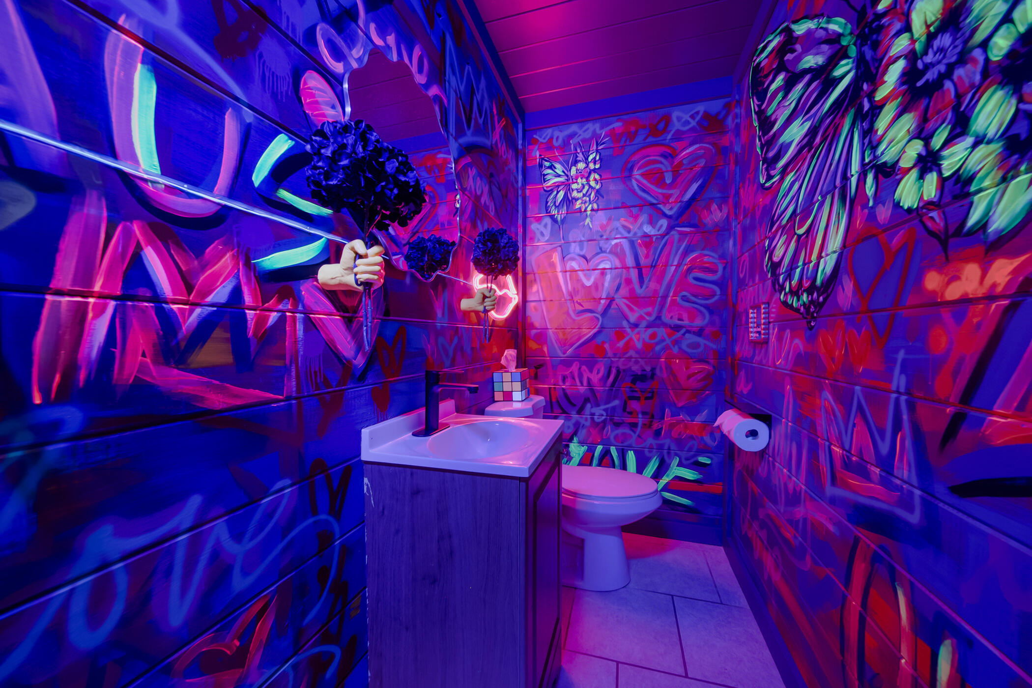 2513 Laurel Point Way Sevierville, TN 37862 - Photo 55 of 81 80's Game Room Half Bath