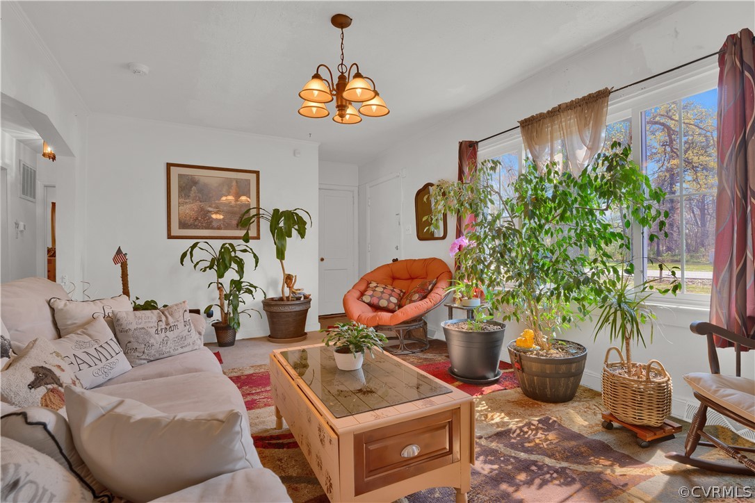 5218 Jahnke Road Richmond, VA 23225 - Photo 22 of 35 a living room with furniture and a potted plant