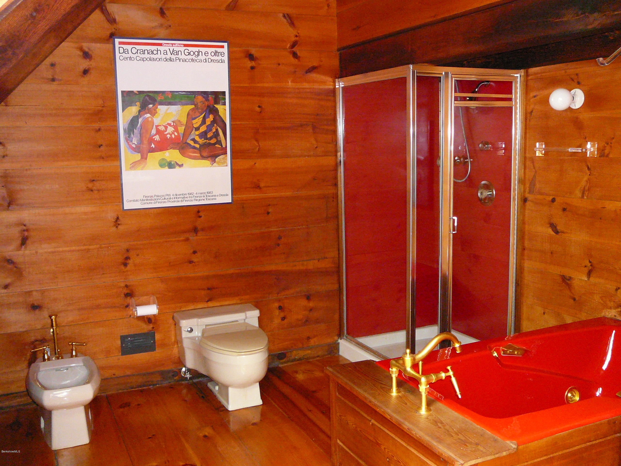 126 Tyringham Road Monterey, MA 01245 - Photo 23 of 35 a bathroom with a toilet and a sink