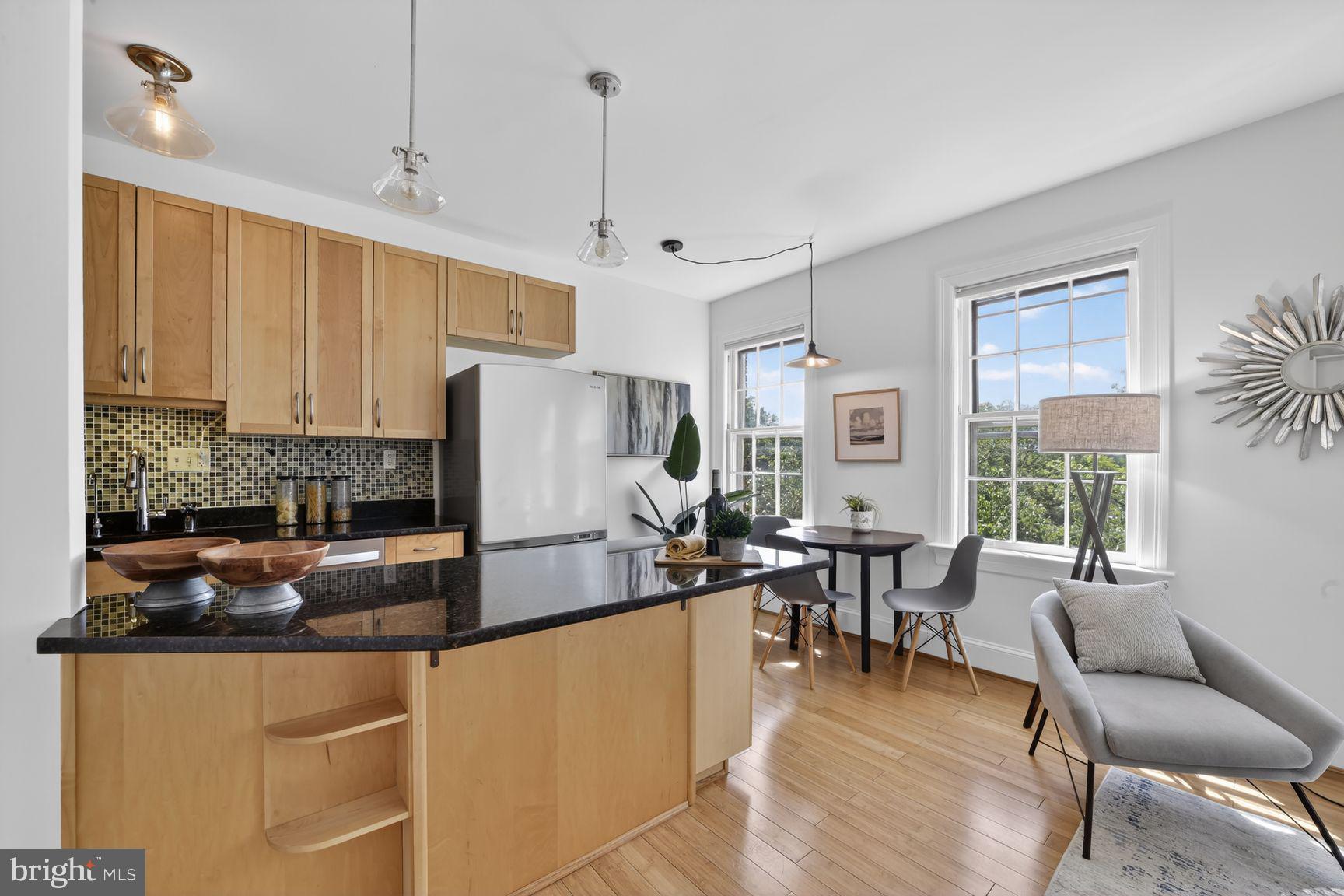 2707 Adams Mill Road Northwest, Unit 400 Washington, DC 20009 - Photo 16 of 21 Bright and modern kitchen space.