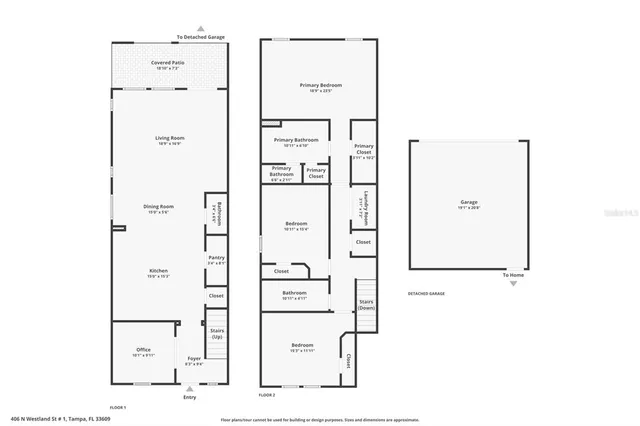$4,900 | 406 North Westland Avenue, Unit 2, Tampa, FL 33606