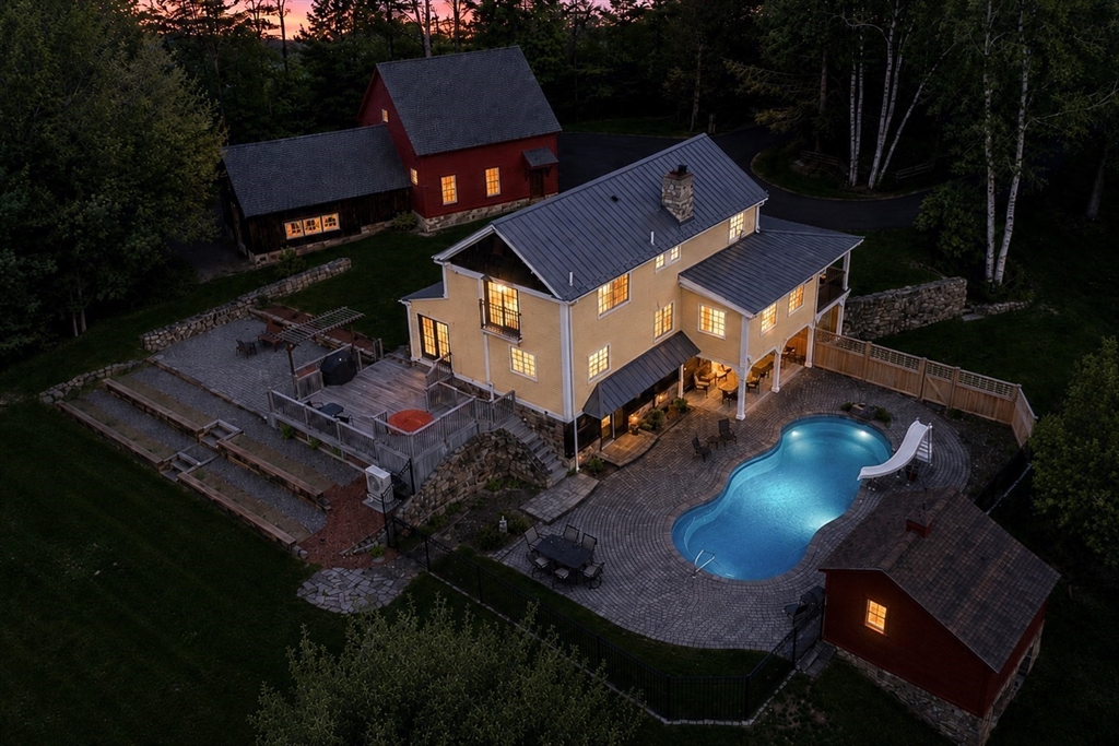 360 Teel Road Winchendon, MA 01475 - Photo 2 of 42 an aerial view of a house with garden space and street view