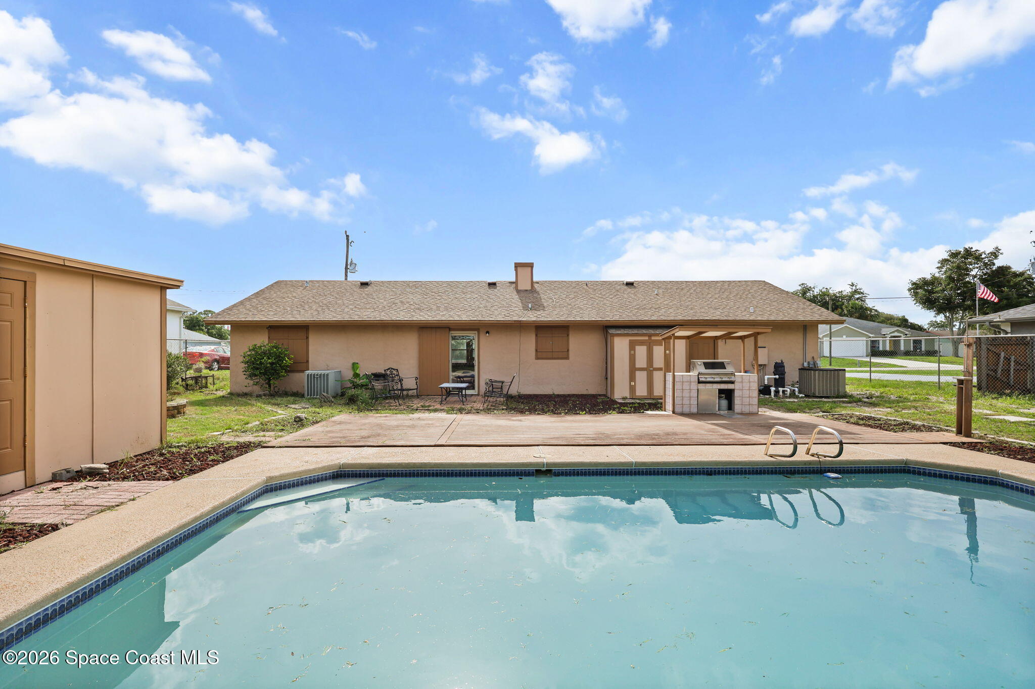 7256 Bright Avenue Cocoa, FL 32927 - Photo 10 of 29 Huge backyard and pool