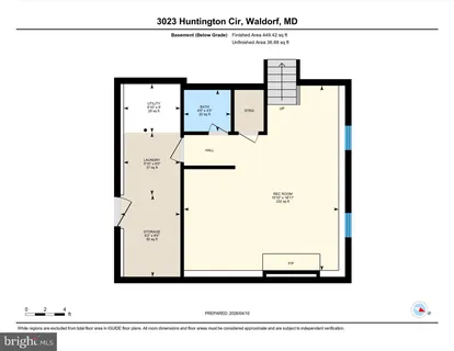$420,000 | 3023 Huntington Circle, Waldorf, MD 20602