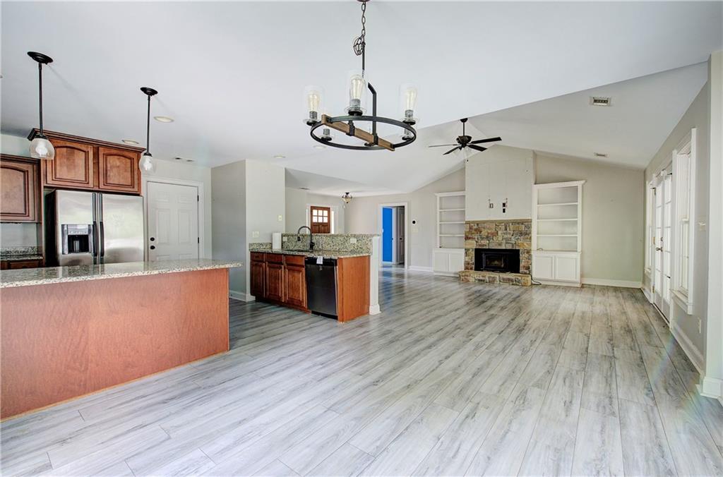 561 Holland Road Dallas, GA 30157 - Photo 11 of 48 a view of kitchen and kitchen with sink