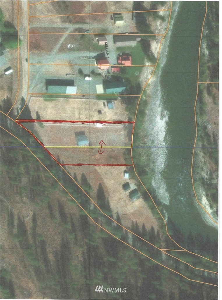 166 Gold Creek Loop Road Carlton, WA 98814 - Photo 4 of 4 a bathroom with a glass shower door