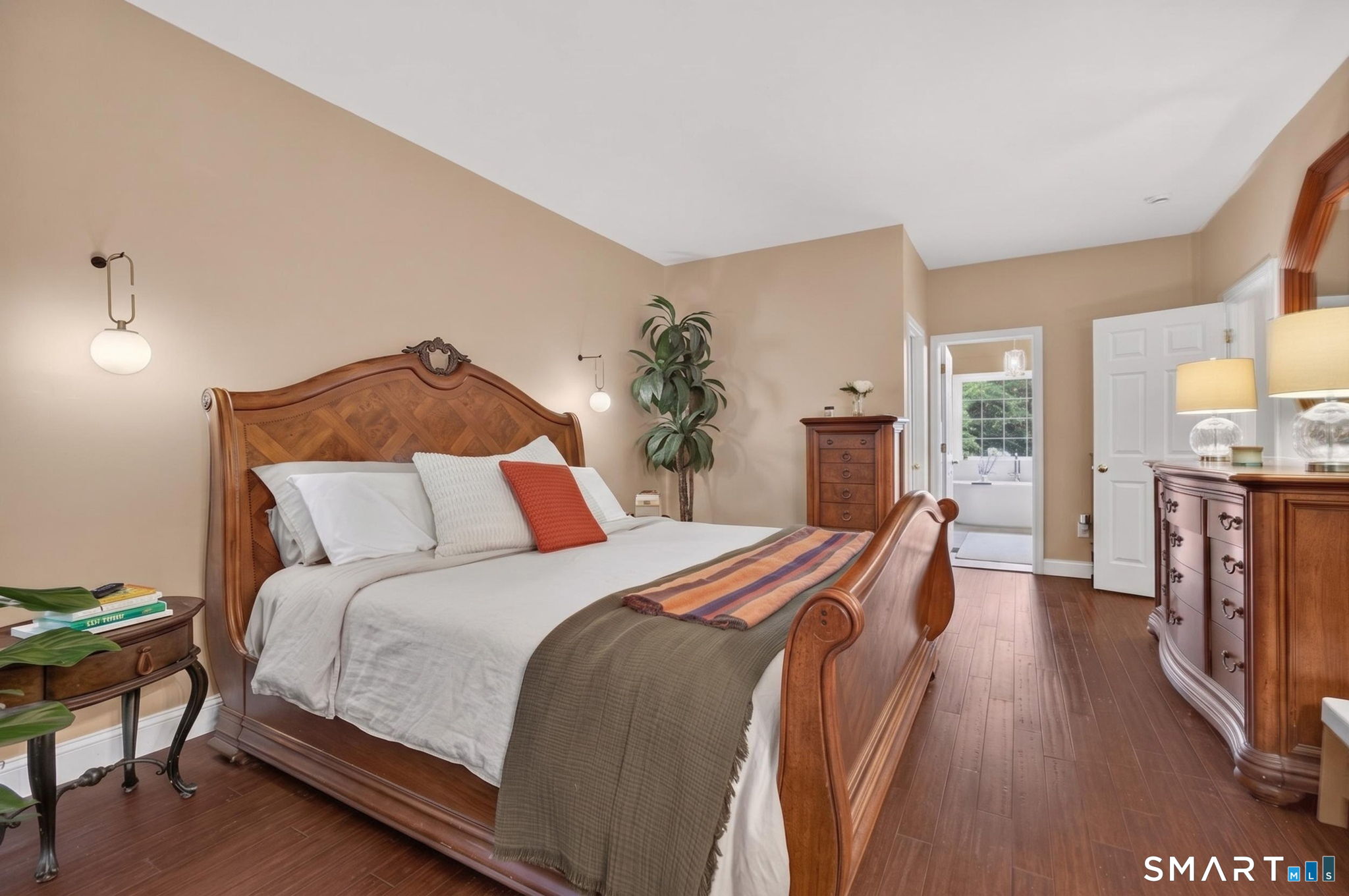 89 Falls Landing Road Deep River, CT 06417 - Photo 16 of 40 Master Bedroom with Entrance to Bath in Background