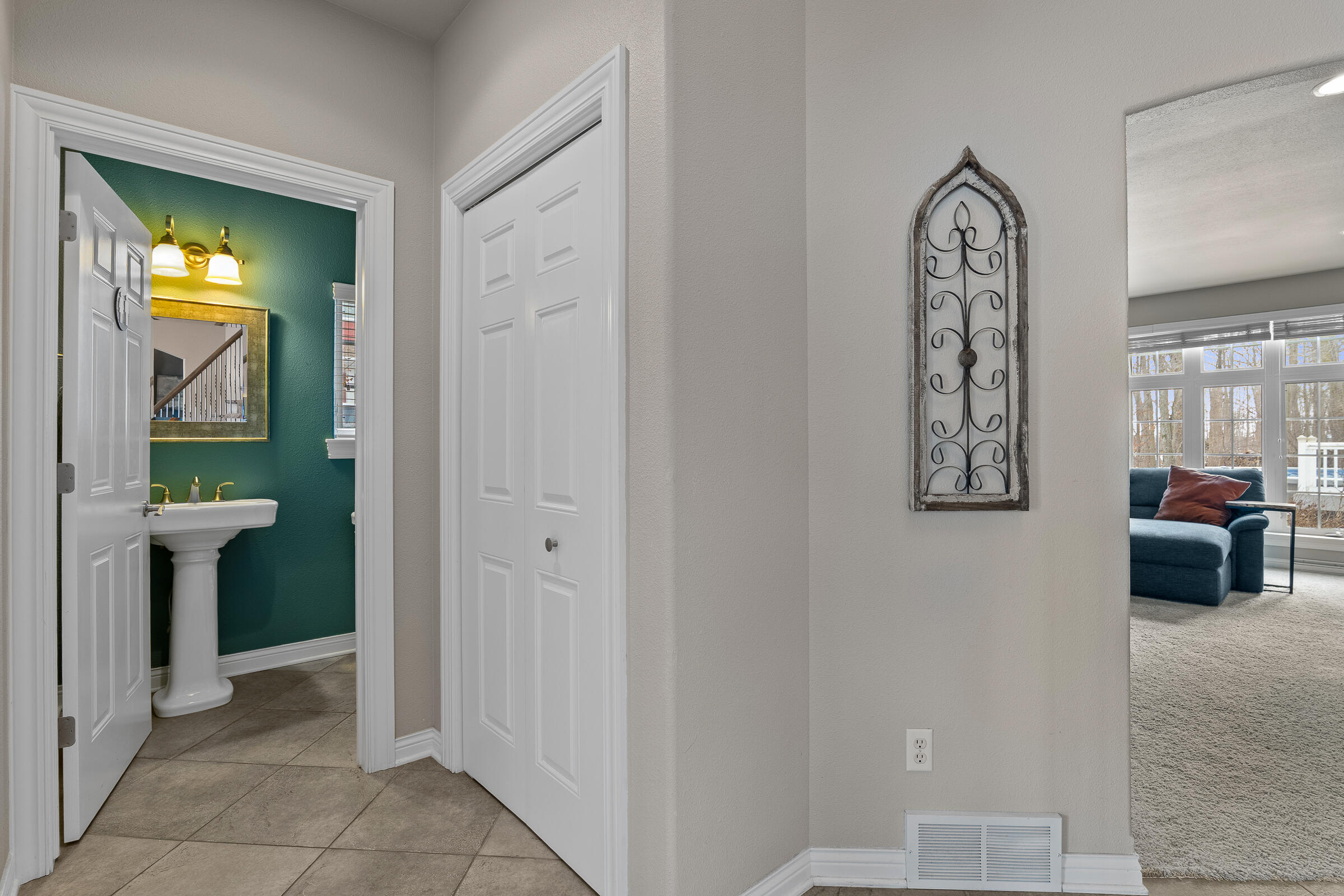 517 Oriole Lane Howards Grove, WI 53083 - Photo 15 of 68 Powder Room Off Foyer