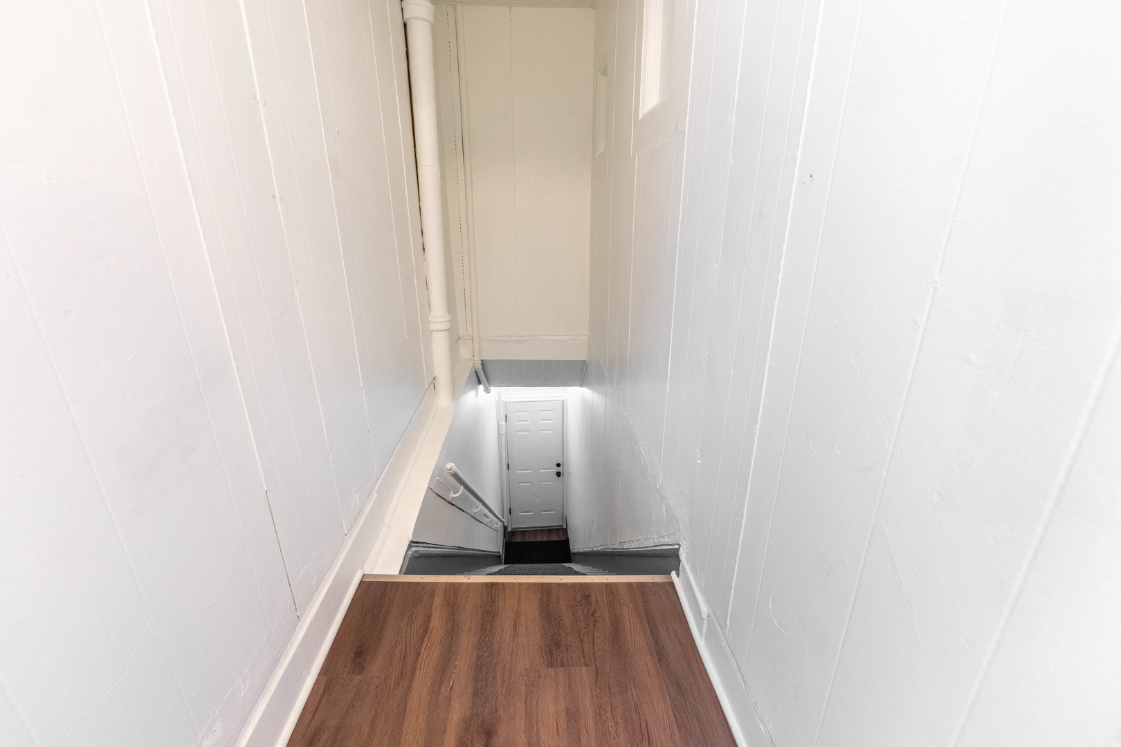 1115 West 17th Street, Unit 2F Chicago, IL 60608 - Photo 27 of 28 a view of a small space with wooden floor
