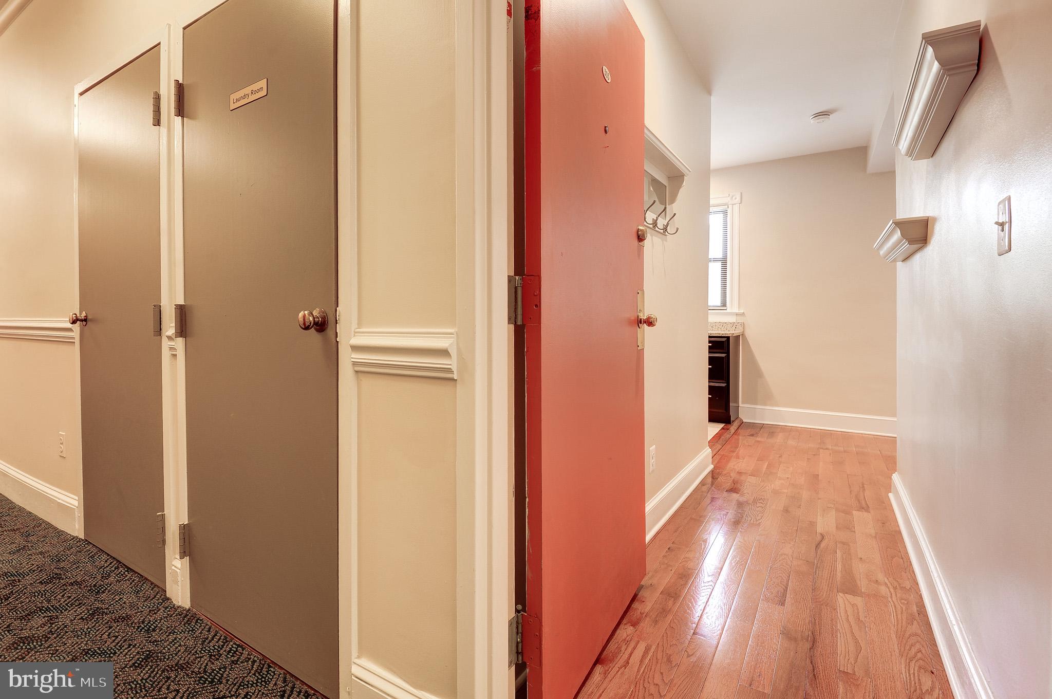 637 3rd Street Northeast, Unit 305 Washington, DC 20002 - Photo 15 of 16 Vibrant entryway with inviting doors.