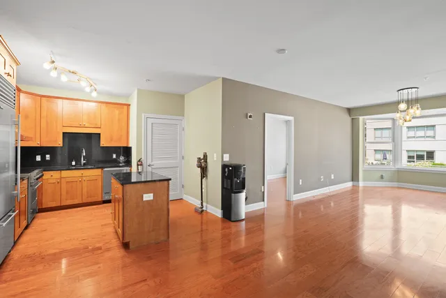 a view of living room with furniture and flat screen tv