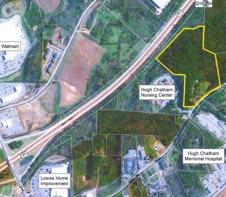 652 Johnson Ridge Road Elkin, NC 28621 - Photo 2 of 25 Parcel top right of photo shows surrounding area