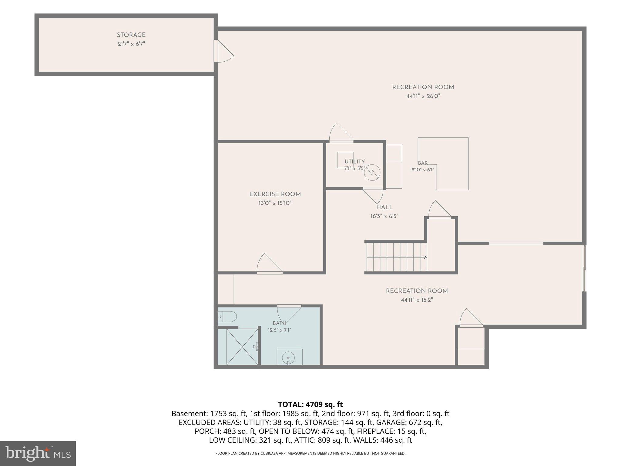7020 Debold Road Thurmont, MD 21788 - Photo 72 of 75 Basement Floor Plan