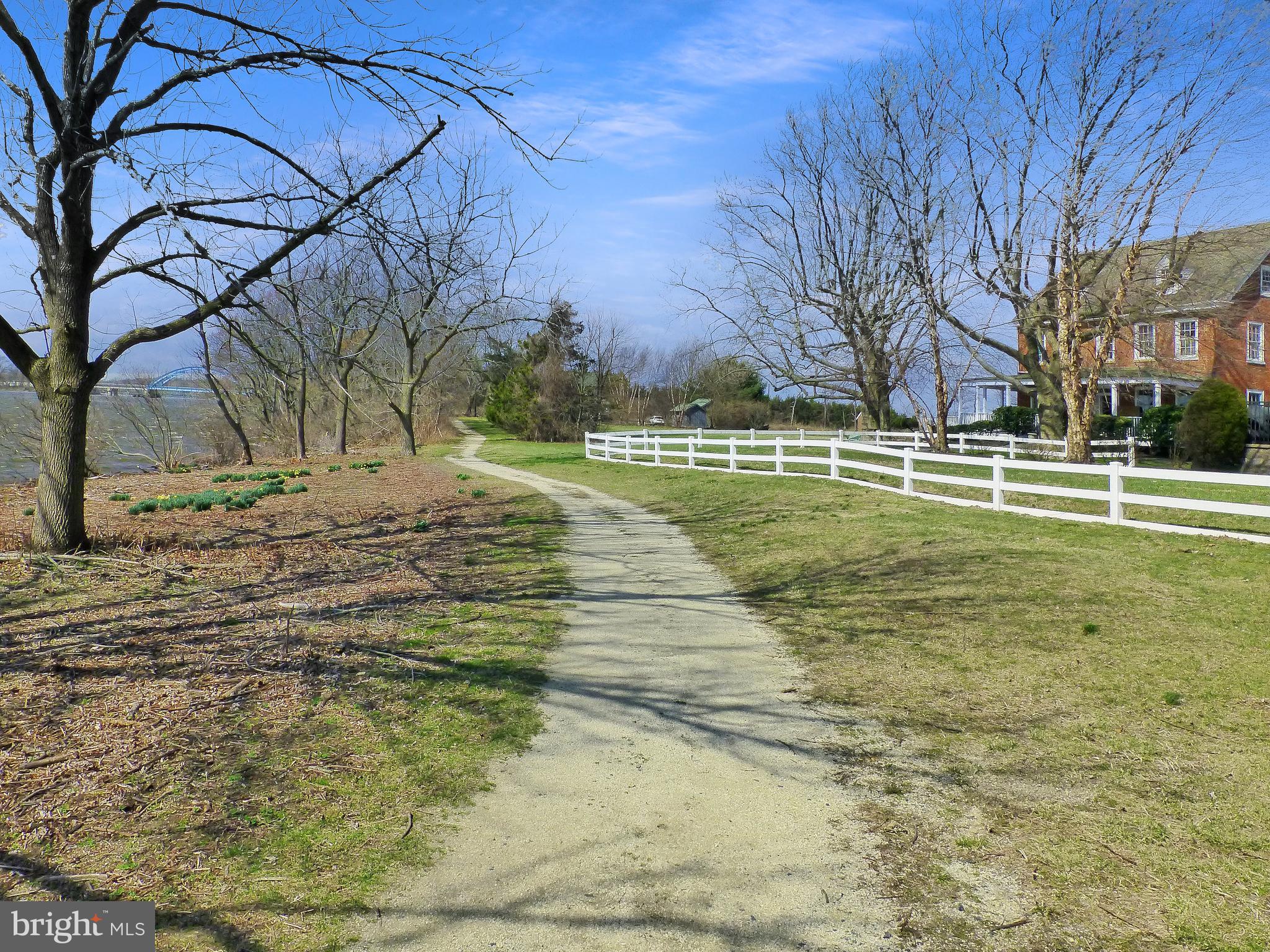 100 Russ Farm Way Riverside, NJ 08075 - Photo 121 of 132 Walking trail between house and water